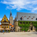 Marktplatz in Qudelinburg im Harz