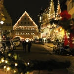Rothenburg ob der Tauber, Altstadt zu Weihnachten