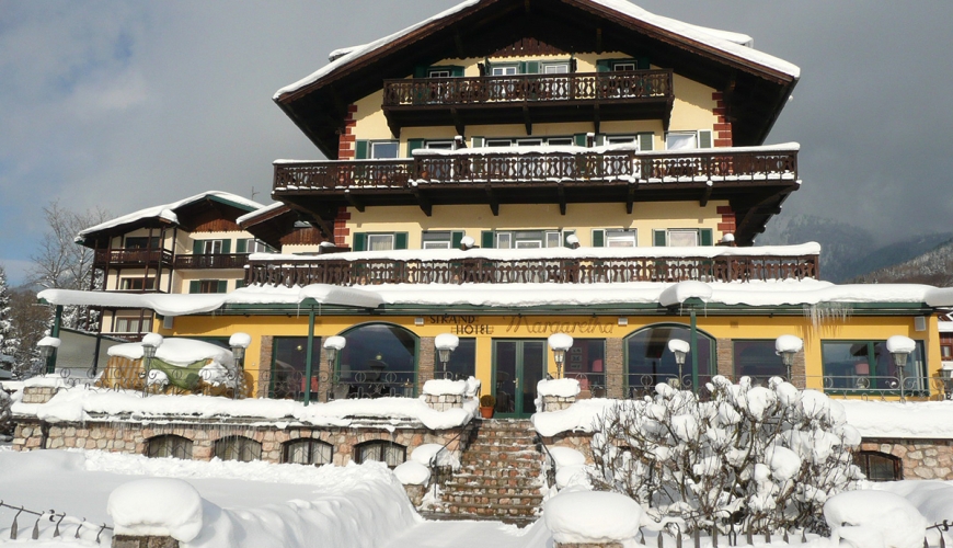 Strandhotel Margaretha im Winter